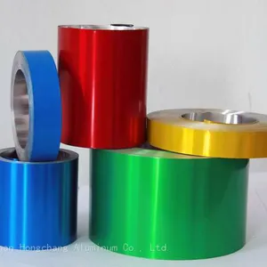 8011 3003 1100 Ex-factory Price of Color Printed Aluminum Foil for Food Packaging thumbnail-1
