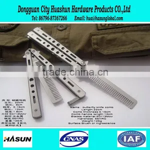 Stainless Butterfly Comb for Training Practice thumbnail-1