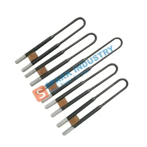 High Purity U Shape MoSi2 Heating Elements Maximum Temperature1800℃ thumbnail-1