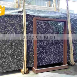Cheaper Superior Supply Black Fossil Marble Decorative Wall Tile thumbnail-2