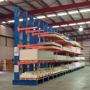Warehouse Rack Cantilever Racking Systems Metal Storages Rack Heavy Duty Cantilever Racks for Sale thumbnail-4