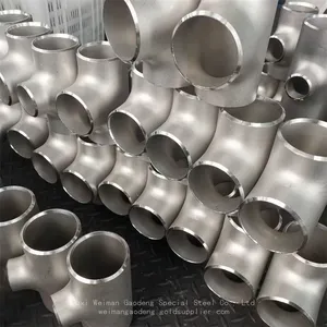 Precision Nickel Alloy Elbow N08367/N08800/N08810Nickel Alloy Tee for Offshore Oil Rig Applications thumbnail-4