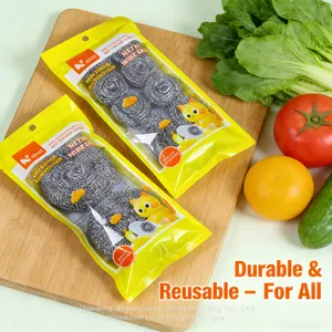 Home Kitchen Essential Steel Wire Ball Cleaning Tool Set thumbnail-4