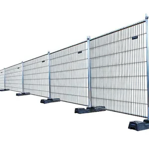 Hot Dipped Galvanized Outdoor Welded Fence Australia Temporary Fence Compliant for Construction & Event Use thumbnail-1