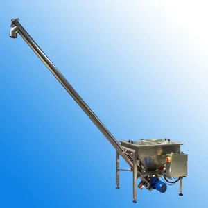 Square Spiral Feeding Machine(inclined Screw Conveyor) thumbnail-2