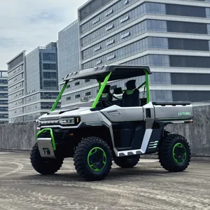 10kw Automatic Shaft Drive Switchable 2WD/4WD Electric UTV for Adults With Lithium Battery and Disc Brakes thumbnail-1