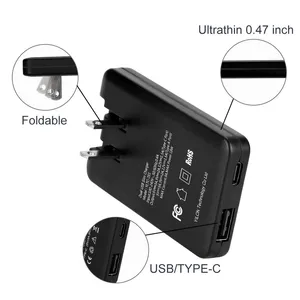 PD 3.0 Multi Port Foldable GaN 20W Fast Wall Charger for Mobile Phone and Other Devices thumbnail-2