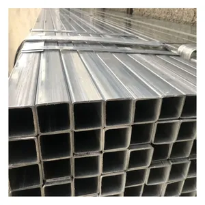 Durable Round Galvanized Steel Pipes and Rectangular Steel Pipes Used in Steel Structure Construction thumbnail-4