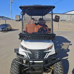 New Kc4+2 Six-seater Electric Golf Cart With Solar Panel and Insulated Box, Customizable, Suitable for Scenic Spot Sightseeing, for Export, From Original Manufacturer thumbnail-3