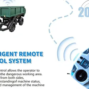 680kg Payload Remote Control All Terrain Carrier Electric Utility Transport Vehicle for Farm and Construction thumbnail-3