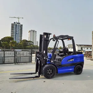 4-wheel Drive Electric Forklift Cheap Price 4 Ton Hydraulic Pallet Portable Battery Forklift thumbnail-5