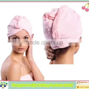 China Supplier Plain Dyed Customized Hotel Shower Caps Bath Caps Set thumbnail-1