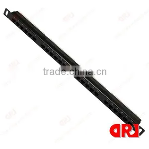 Factory Wholesale 24 Ports 0.5U Distributing Frame,cat5e Patch Panel Unshielded thumbnail-1