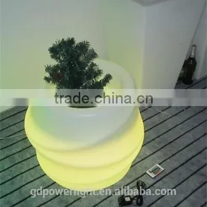 New PE Plastic Vases With Solar Led Light YXF-5248S1 thumbnail-4
