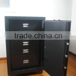 Strong Metal Steel Fingerprint Drawer Safe Box thumbnail-6