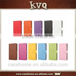 New Coming Fashion Design Beltloop Flip Magnetic Wallet Stand Leather Cases for Sony c5 Ultra , for Sony E5553 thumbnail-1