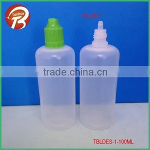New Mold 100ml LDPE E-cig Liquid Bottle With Kinds of Tips & Childproof CapsTBLDES-1-100ML thumbnail-2