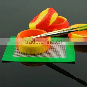 High Quality Butane Hash Oil Silicone Container Small Silicone Bho Container, Silicone Bho Oil Weed Jar Oil/ Wax Containers thumbnail-2