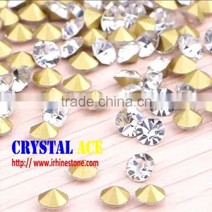 Mc Chatons 888 Quality, Chaton Glass Stones, Point Back Stones thumbnail-1