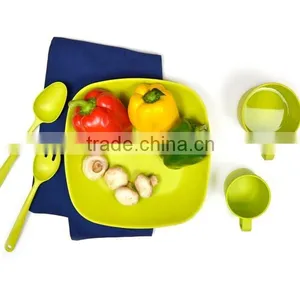 High Quality Cow Bamboo Fibre Kids Plates thumbnail-6