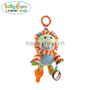 Babyfans Baby Learning Toy Educational Plush Toys Lovely Baby Teething Toys Animal Shaped Bells thumbnail-2