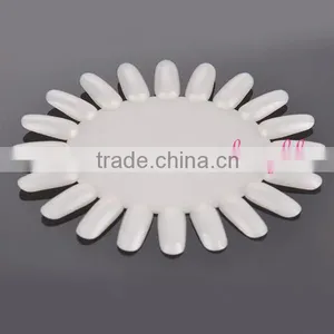 Plastic Oval Nail Wheel / 20tips Plastic Wheels for Nail Art thumbnail-1