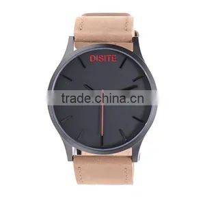 Genuine Leather Blank Style Cheap Custom Logo Watches thumbnail-6