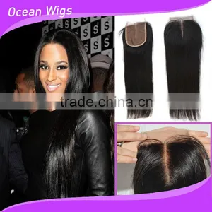3 Part Natural Part Silk Base Lace Closure thumbnail-1