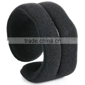 New Fashion Women Headwear Stylish Hair Twister Headbands Bun Making Tool Black Sponge Roller Women thumbnail-4