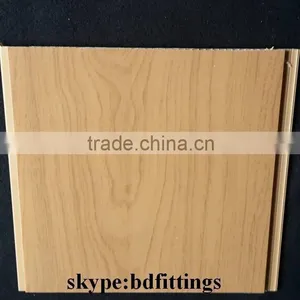 Wood Pvc Panel Wooden Color False Ceiling Design thumbnail-2