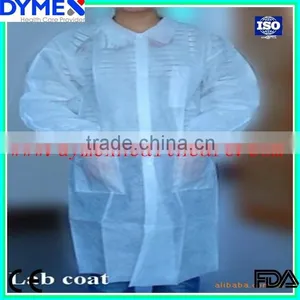 Disposable Light Weight Long Lab Coat With Poket thumbnail-2