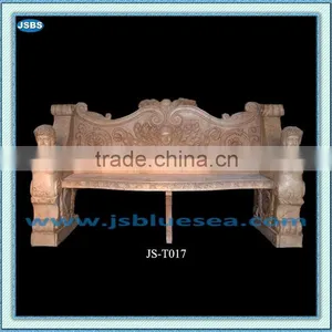 Factory Outlets Garden Decoration Cheap Marble Long Back Chair thumbnail-1