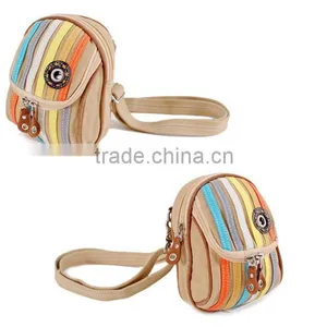 2016 China Supplier Cute Mini Satchel Canvas Waist Bag Waterproof Waist Bag Portable Shoulder Waist Bag thumbnail-3
