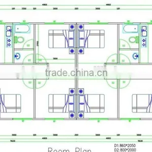 Hot Promotion Easy Assembled Sandwich Panel Steel Frame Low Cost Duplex House Supplier's Choice thumbnail-2