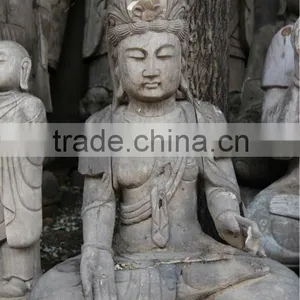 Chinese Antique Wooden Buddha thumbnail-1