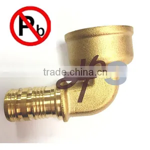 Hot Forging no Lead Brass Pex Female Tee Fitting 1/2''-1'' thumbnail-2