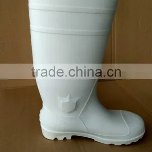 Men Clear PVC Rain Boots With Steel Toe Cap And Steel Midsole 1355 thumbnail-2