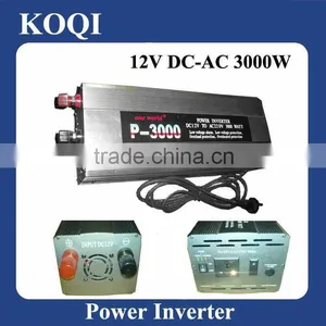 Modified Sine Wave 12V/24V -220V/110V Car Power Inverter With Charger Function 3000w (P-3000) thumbnail-1