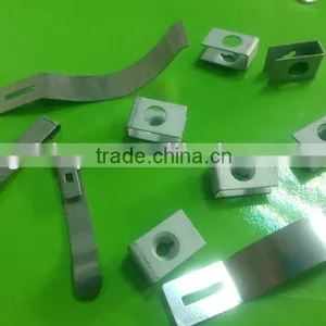 Custom Steel Stamping Sping Plate / Flat Spring Metal Clip thumbnail-3
