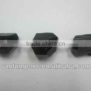 Faceted Tumble Black Tourmaline thumbnail-1
