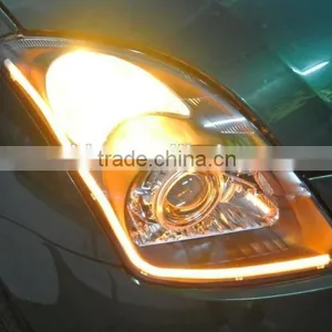 30cm 45cm 60cm 85cm Dual Color Yellow White Auto Flexible Led Drl Daytime Running Light thumbnail-5