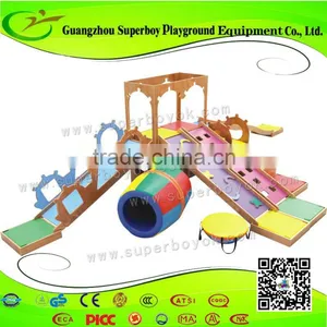 NEW Arrival Playful Interesting Indoor Wooden Slides For Children 149-3F thumbnail-1