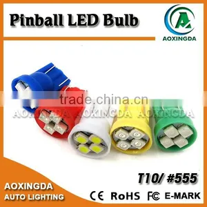 Wedge T10 555 6.3V Pinball Led Lamp White thumbnail-2