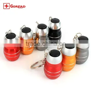 Goread 3LED Cask Aluminum Flashlight High Bright Gift Torch Led Keychain thumbnail-1