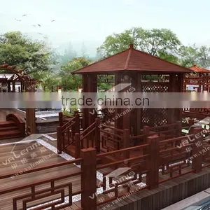 New Design Outdoor Aluminum Alloy Pavilion/gazebo for Sale thumbnail-5