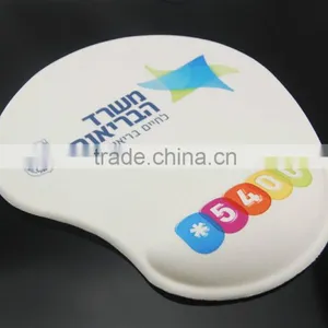 Mouse Pad With Wrist Rest Silicone Silica Gel Round GEL thumbnail-5