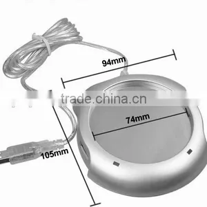 USB Mug Coffee Tea Cup Warmer Heater With 4 Hubs thumbnail-1