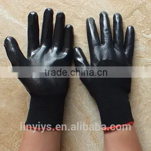 [Gold Manufacturer, Trade Assurance, Hot Sale] Wholesale 13 Gauge Nylon Glove Core Nitrile Full Coated Work Glove thumbnail-3