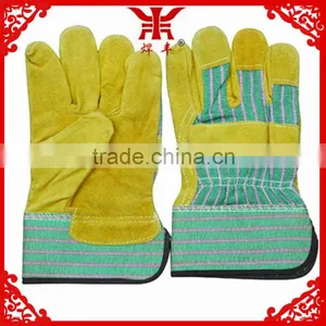 Different Types 10.5 Inches Full Palm Cow Split Leather Safe Glove thumbnail-1