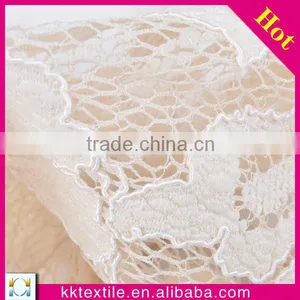 New Arrival China Supplier 60% Cotton 40% Chinlon Guipure Lace Fabric thumbnail-1